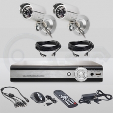 Комплект из видеорегистратора и 2-х уличных камер CoVi Security FVK-2001KIT