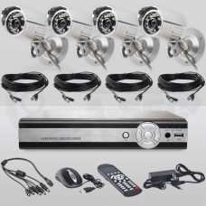 Комплект из видеорегистратора и 4-х уличных камер CoVi Security FVK-3301KIT