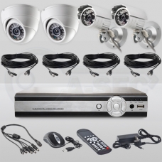 Готовый комплект из видеорегистратора и 4-х камер CoVi Security FVK-3303KIT