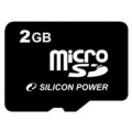 Карта памяти Silicon Power MicroSD 2GB