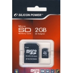 Карта памяти Silicon Power MicroSD 2GB